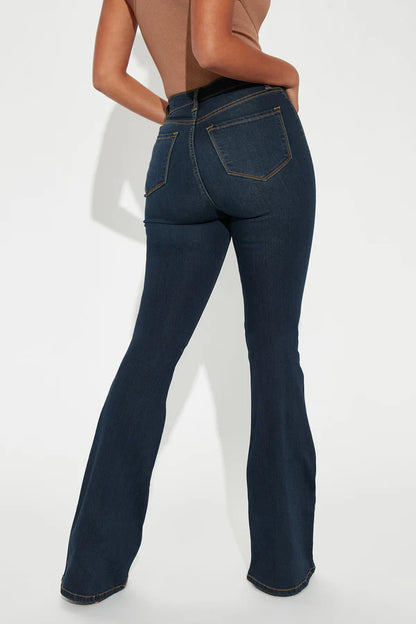 Jeans BBL taille haute