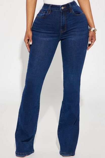 Jeans BBL taille haute