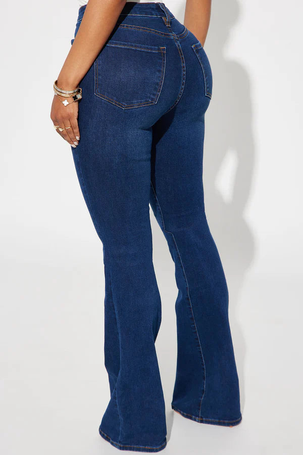 Jeans BBL taille haute