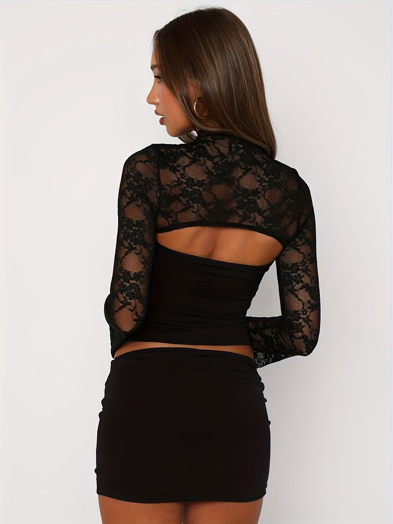 Haut de luxe élégant en dentelle