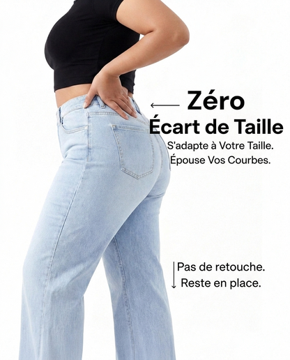 Jeans BBL taille haute